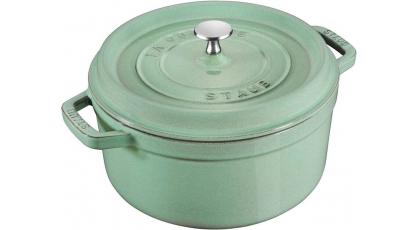 STAUB COCOTTE 24 CM SALIE GROEN