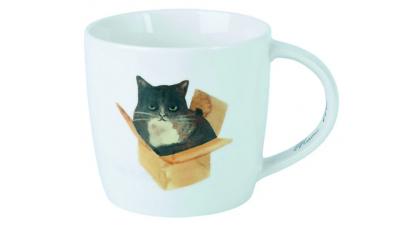 M&#x26;W FELINE FRIENDS BEKER CAT IN A BOX