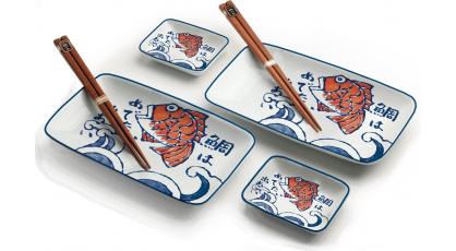 EDO SUSHI SET SAKANA 6-DELIG