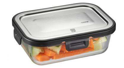 GEFU MILO BEWAARDOOS RH GLAS/INOX 400ML