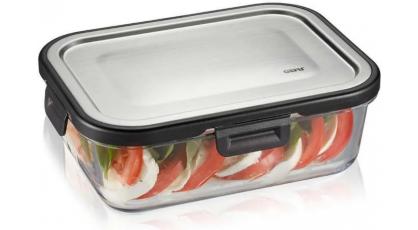 GEFU MILO BEWAARDOOS RH GLAS/INOX 1000ML