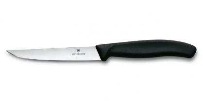 VICTORINOX STEAKMES GLAD ZWART 11CM