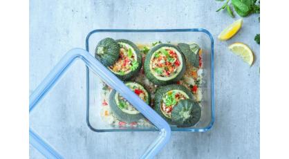 PYREX PURE OVENSCHAAL MET DEKSEL 24X19X8