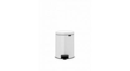 BRABANTIA PEDAALEMMER NEW ICON WIT 5L