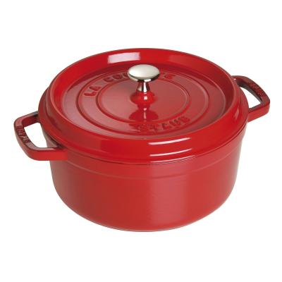 STAUB COCOTTE ROND 28CM ROOD