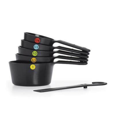 OXO MAATCUP SET 6 DELIG ZWART