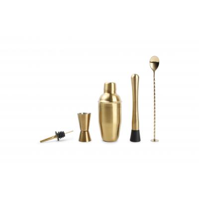 S&P COCKTAILSET 7-DELIG BAR GOUD