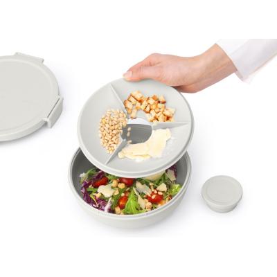 BRABANTIA MAKE&TAKE SALADE LUNCHKOM GRIJ