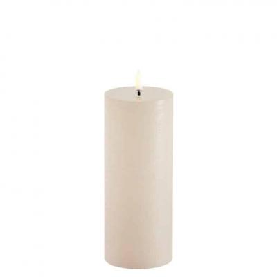 UYUNI LED KAARS RUSTIC CREME 8X20 CM
