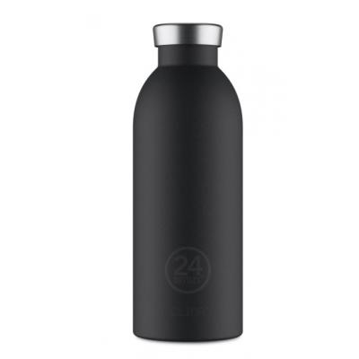 24BOTTLES CLIMA DRINKFLES MAT ZWART 0.5L