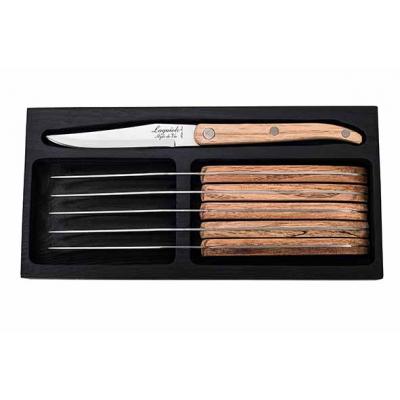 LAGUIOLE LINE STEAKMES EIK 6 STUKS