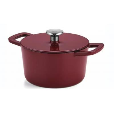 FISSLER MOMENTS KOOKPOT BURGUNDY RED 24C