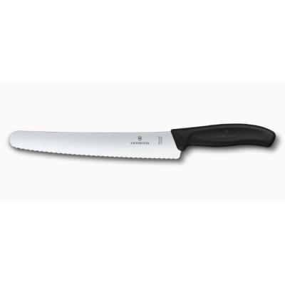 VICTORINOX BROODMES 22CM ZWART SWISS CLA