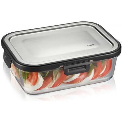 GEFU MILO BEWAARDOOS RH GLAS/INOX 1000ML
