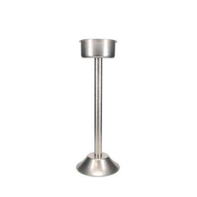 STAANDER CHAMPAGNEKOELER ANTIEK ZILVER