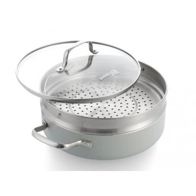 DK PROLINE STOOFPAN MET STOOMINZET 26CM