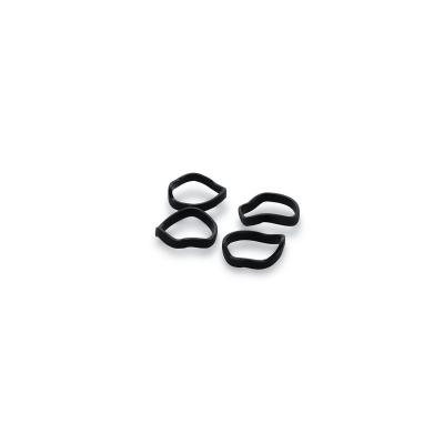 S&P CHARM SERVETRING ORGANISCH ZWART 4ST