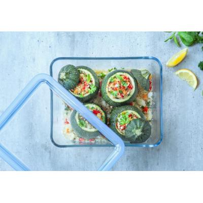 PYREX PURE OVENSCHAAL MET DEKSEL 22X17X7