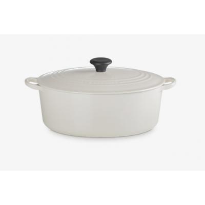 LE CREUSET STOOFPOT OVAAL 31CM CREME