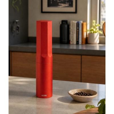 ALESSI ZOUT PEPER EN SPECERIJMOLEN ROOD
