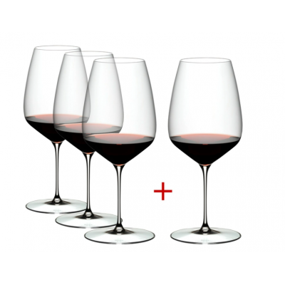 RIEDEL VELOCE CABERNET/MERLOT 3+1