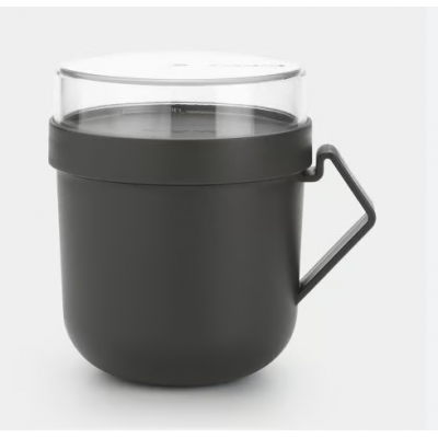BRABANTIA MAKE&TAKE SOEPBEKER 0.6L D.GRI